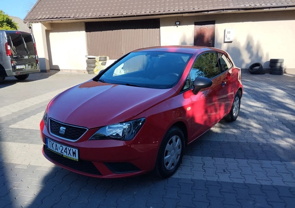 Seat Ibiza cena 26900 przebieg: 73042, rok produkcji 2014 z Gąbin małe 191